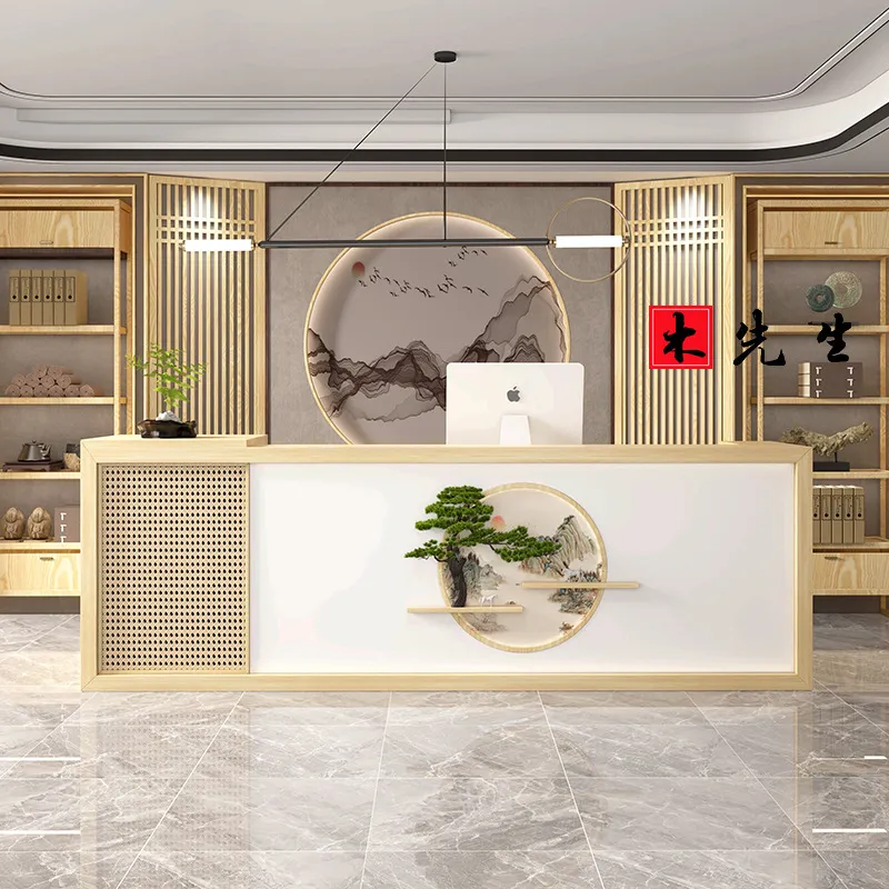Balcão de Recepção em Madeira  - Wellness Spa With Hotel avaliação e preço