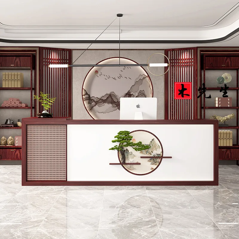 Balcão de Recepção em Madeira  - Wellness Spa With Hotel avaliação e preço