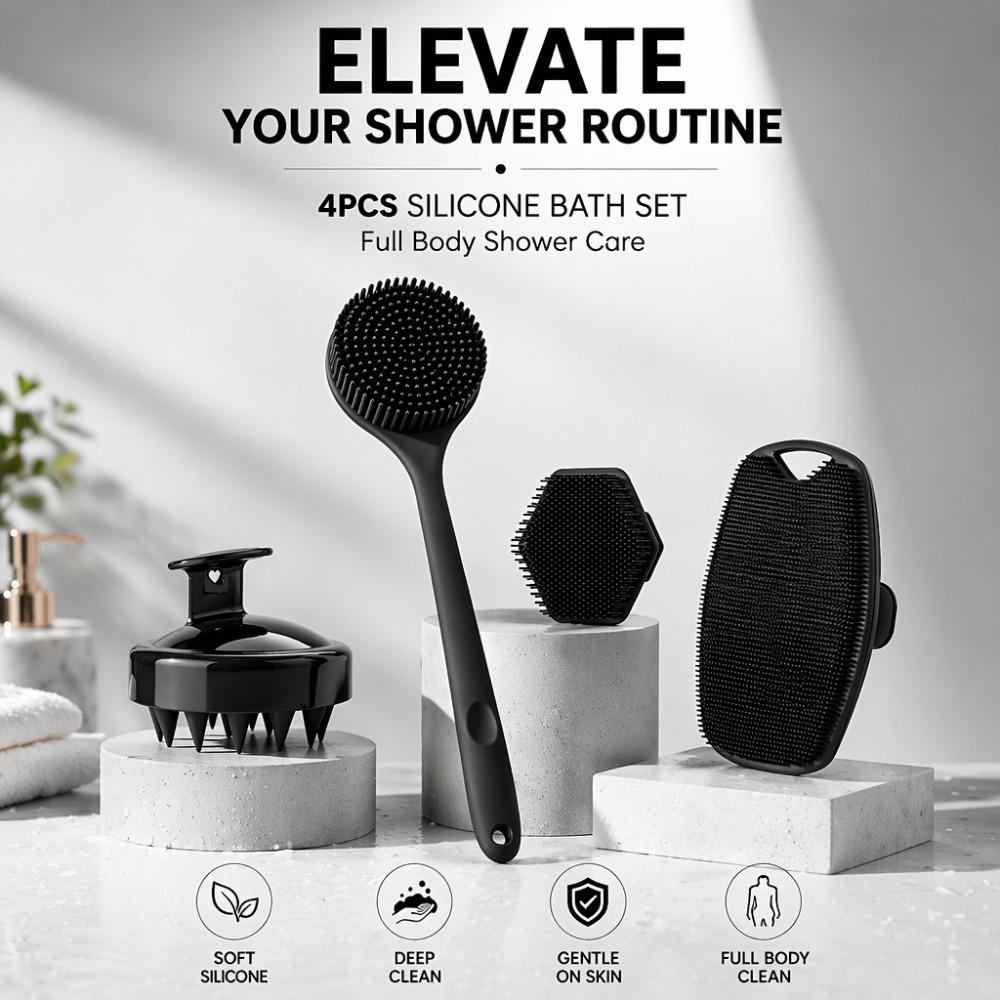 Conjunto de 4 Escovas de Silic - Dry Brush Body avaliação e preço