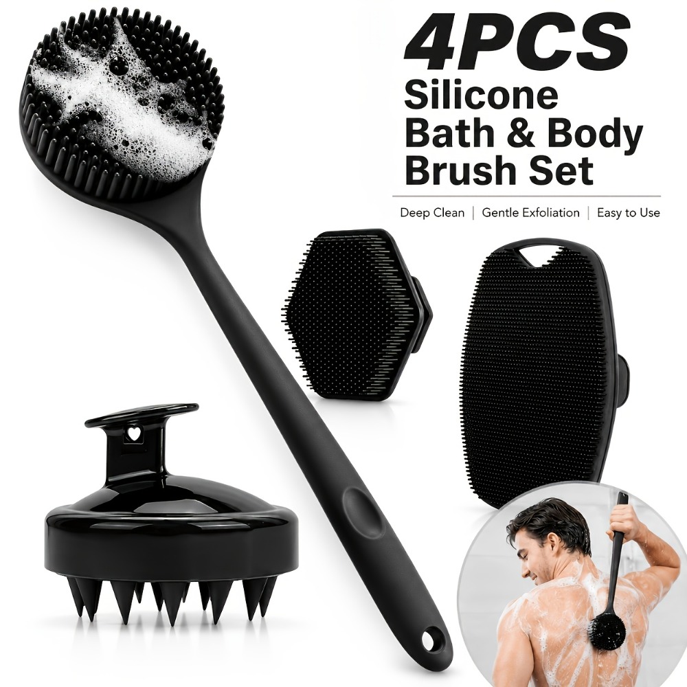 Conjunto de 4 Escovas de Silic - Dry Brush Body avaliação e preço