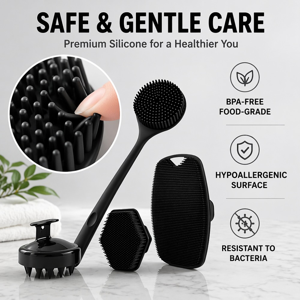 Conjunto de 4 Escovas de Silic - Dry Brush Body avaliação e preço