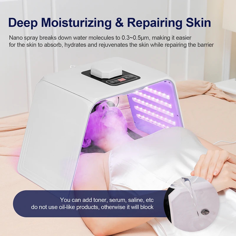 7 cores LED Photon Beauty Mask - Spa & Wellness Jura Resort Centre De Loisirs Des Franches Montagnes avaliação e preço
