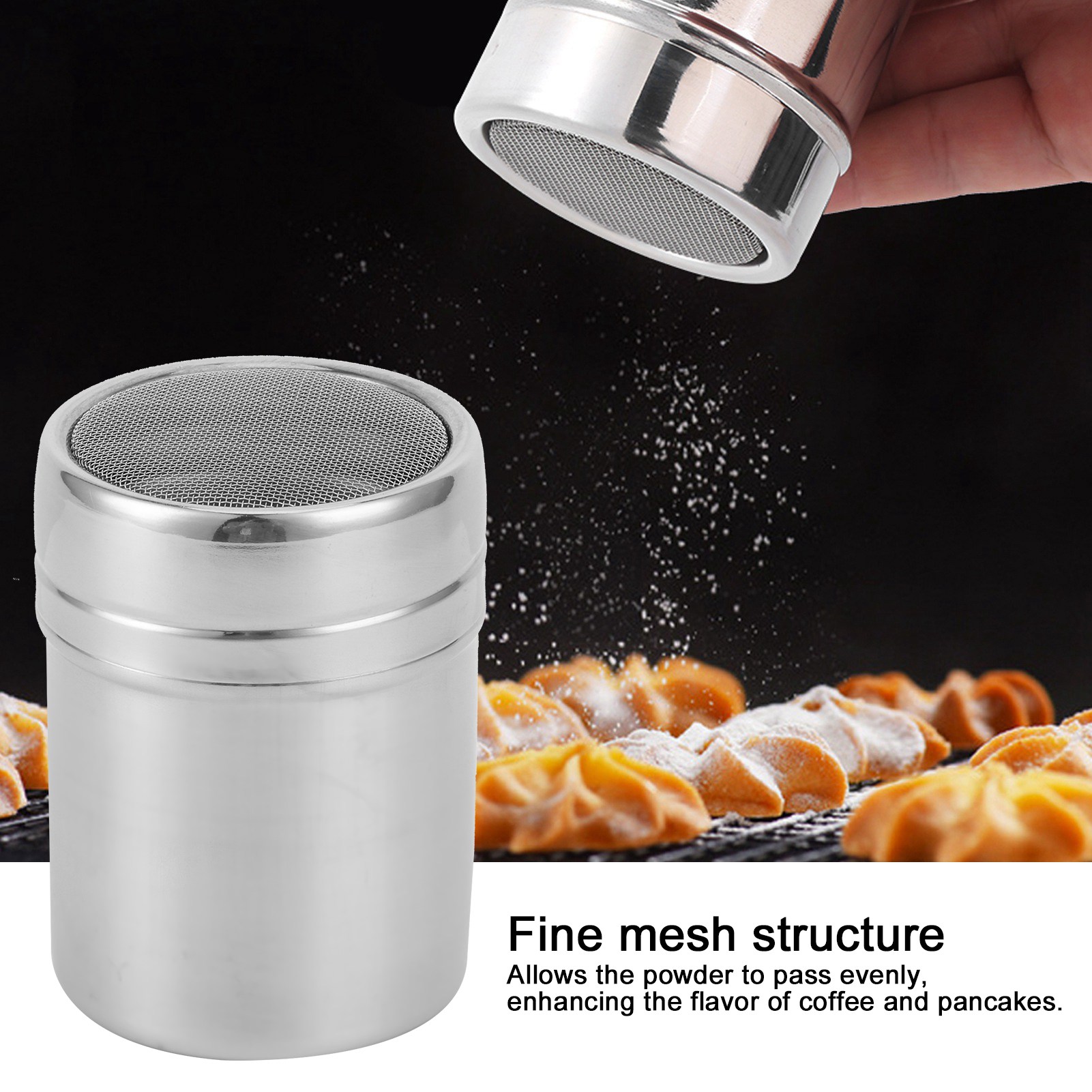 Peneira de Pó de Malha Fina em - Sugar Scrub Coffee avaliação e preço